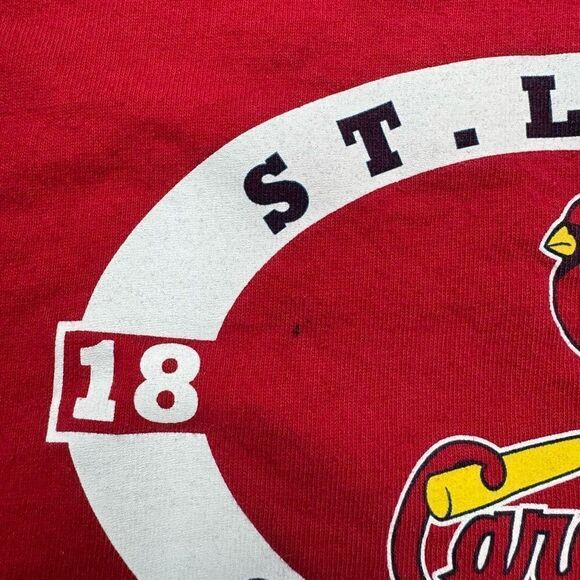St. Louis‎ Cardinals MLB Shirt Red Men’s Size Large 2006 - Picture 8 of 9